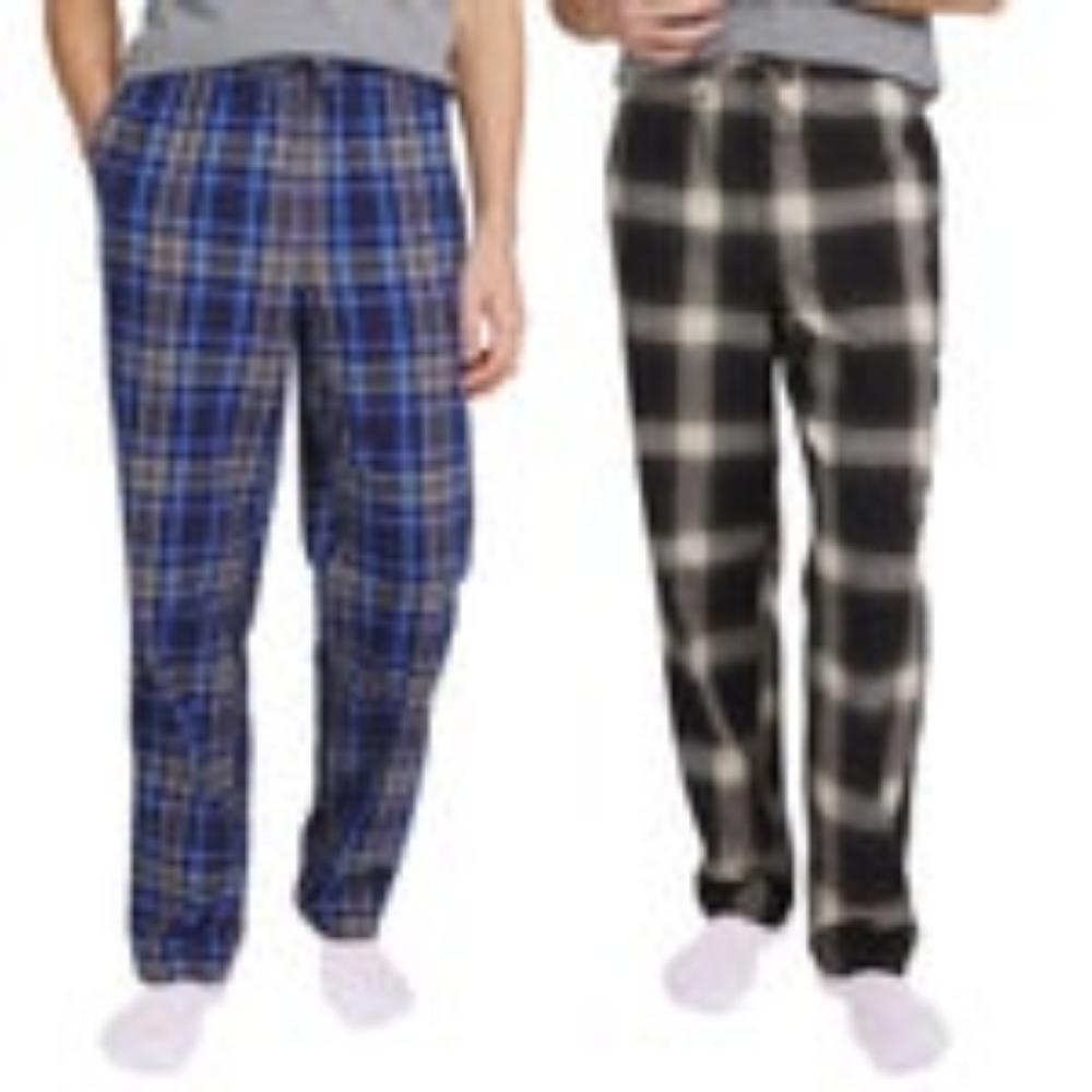 Eddie Bauer Men’s Flannel Lounge Pant, 2-pack